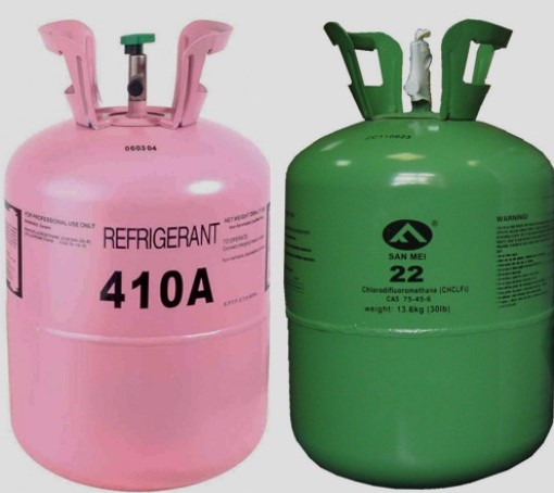 گازهای مبرد R22 و R410A
